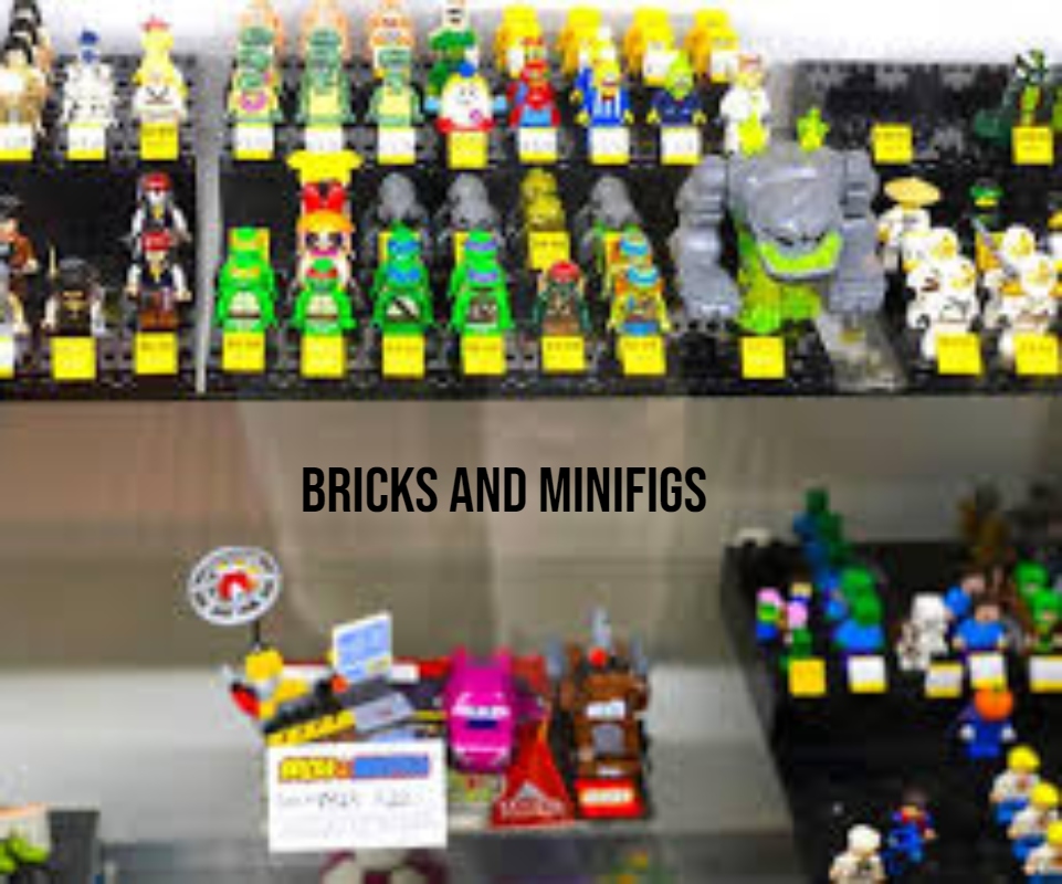 bricks and minifigs