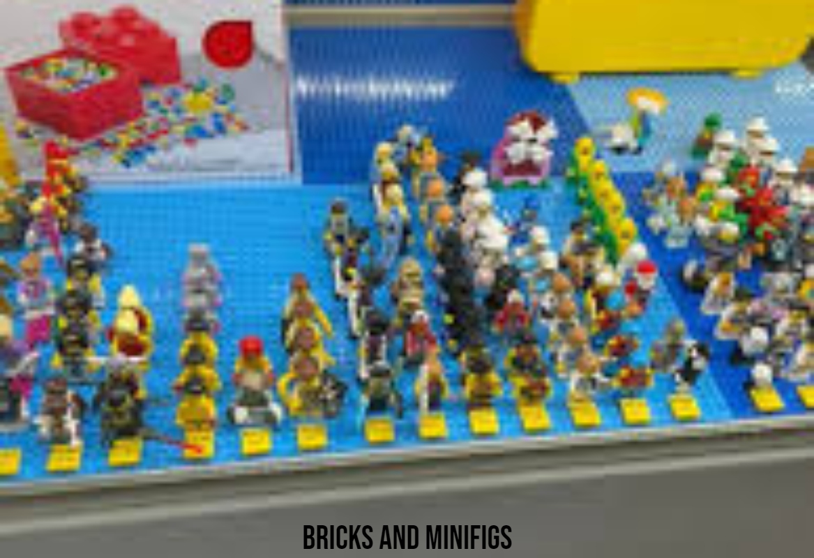 bricks and minifigs